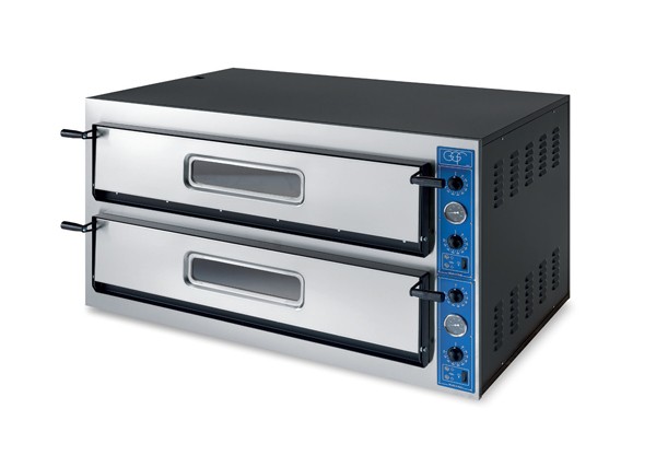 Φούρνος Πίτσας Ηλεκτρικός 6+6 Πίτσες Ø36 εκ. X 66/36 L GGF Ιταλίας